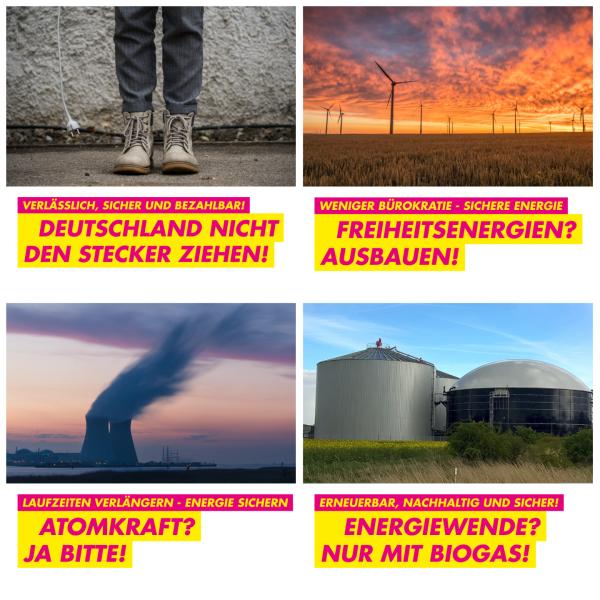 Collage Energiekrise